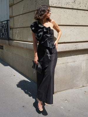 Aje Adelia Ruffle Dress