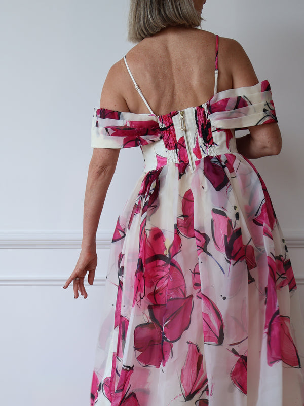 Aje Cordelia Corseted Maxi Dress