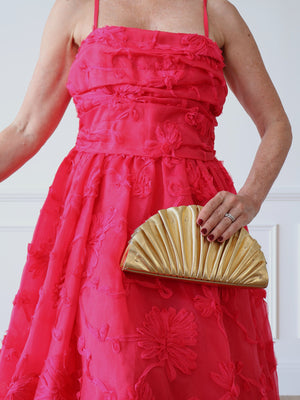 Aje Evangeline Cornelli Maxi Dress Bougainvillea Red