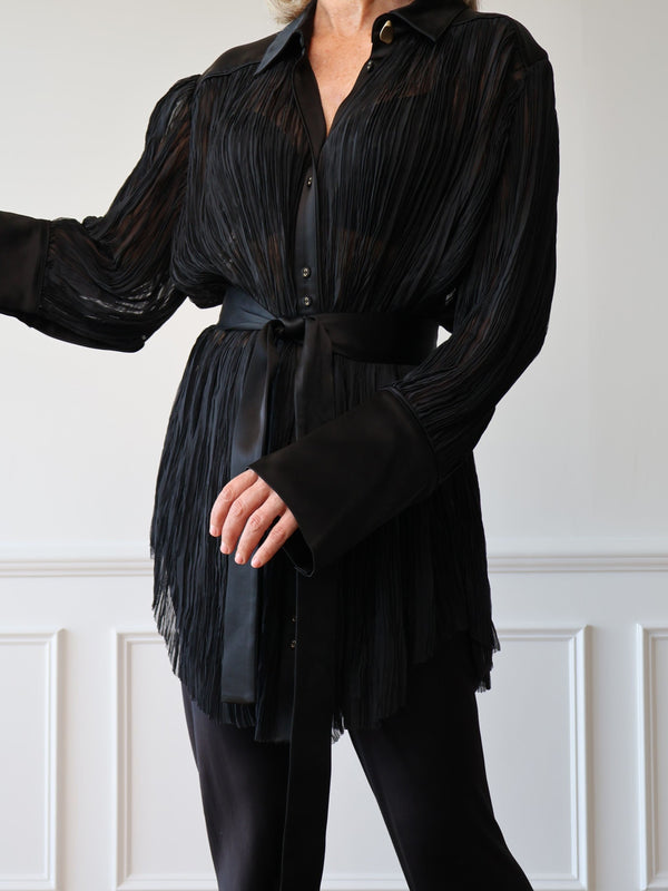 Aje Aerial Pleated Shirt