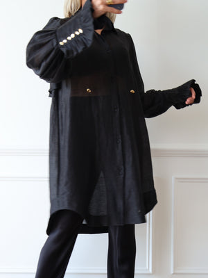 Aje Trench Shirt Dress