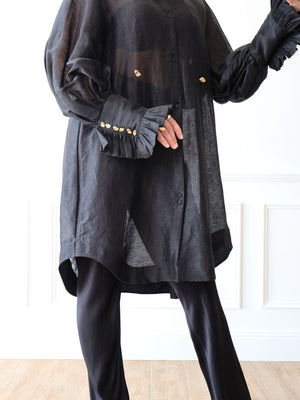 Aje Trench Shirt Dress