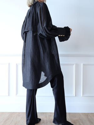 Aje Trench Shirt Dress