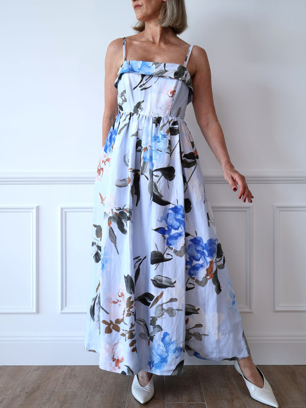 aje floral untamed maxi dress preloved event dress