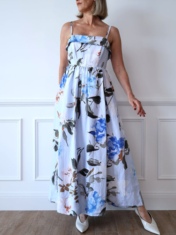 aje floral untamed maxi dress preloved event dress
