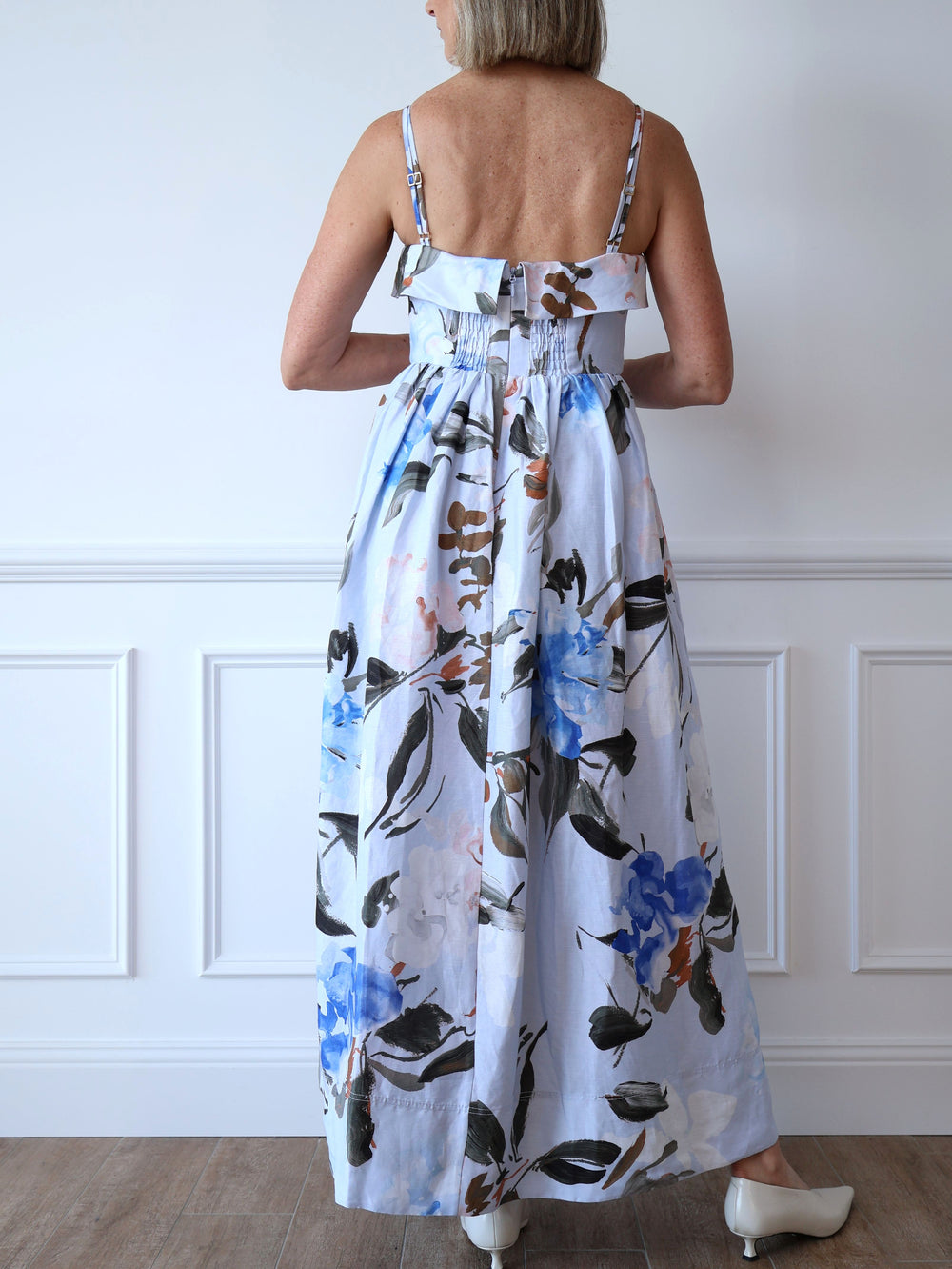 aje floral untamed maxi dress preloved event dress