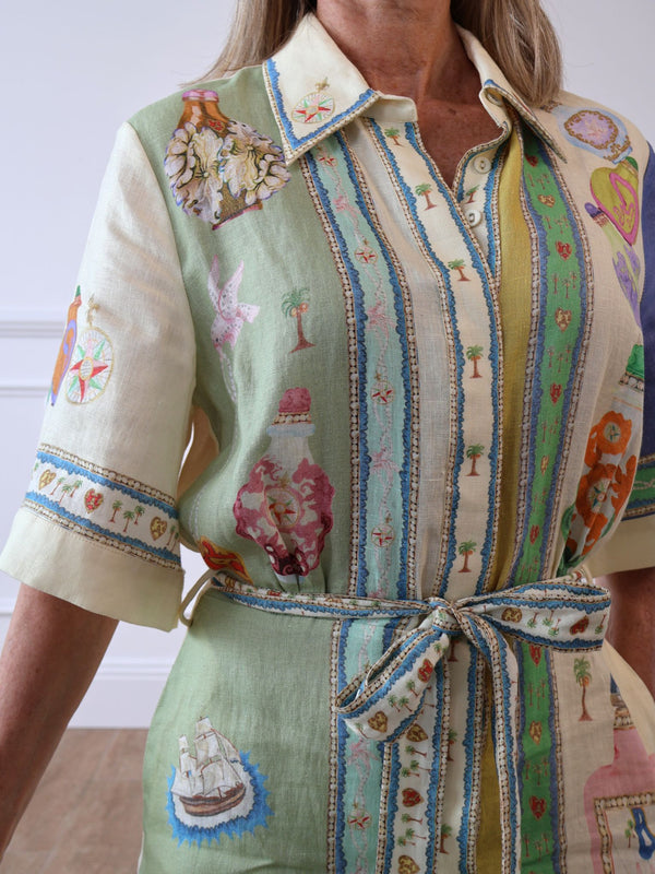 Alemais Elixir Shirt Dress