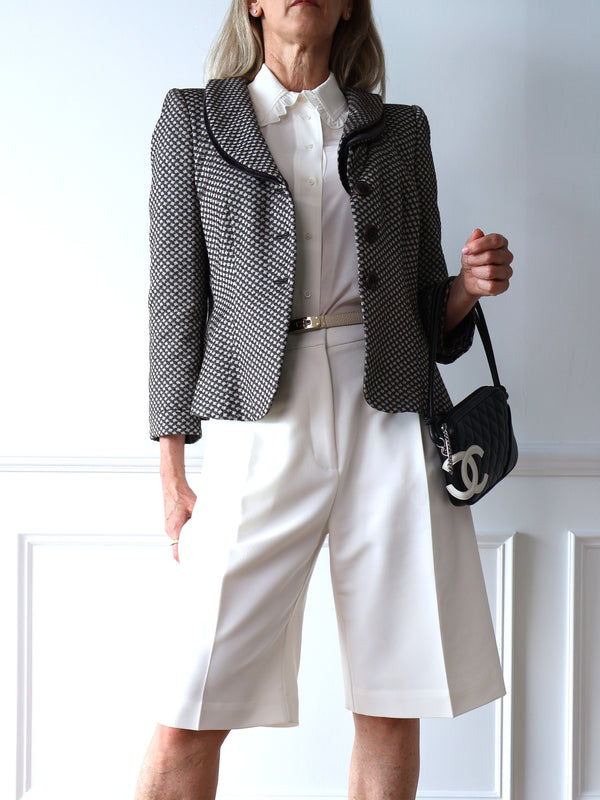 Armani Jacquard Blazer Jacket