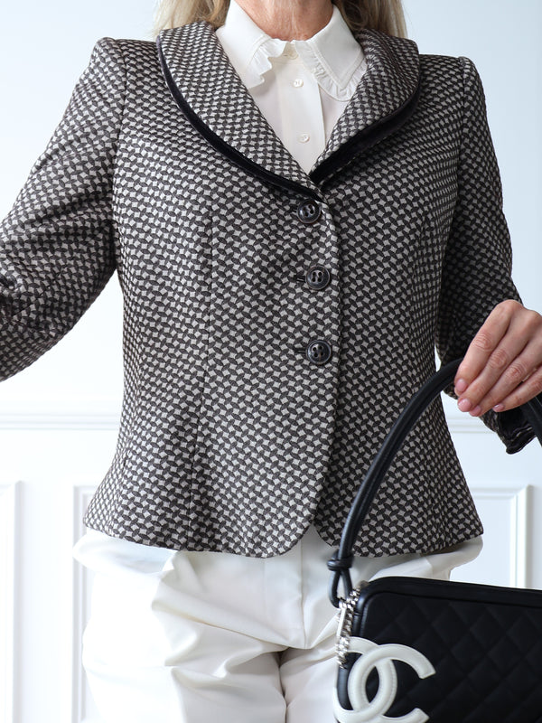 Armani Jacquard Blazer Jacket