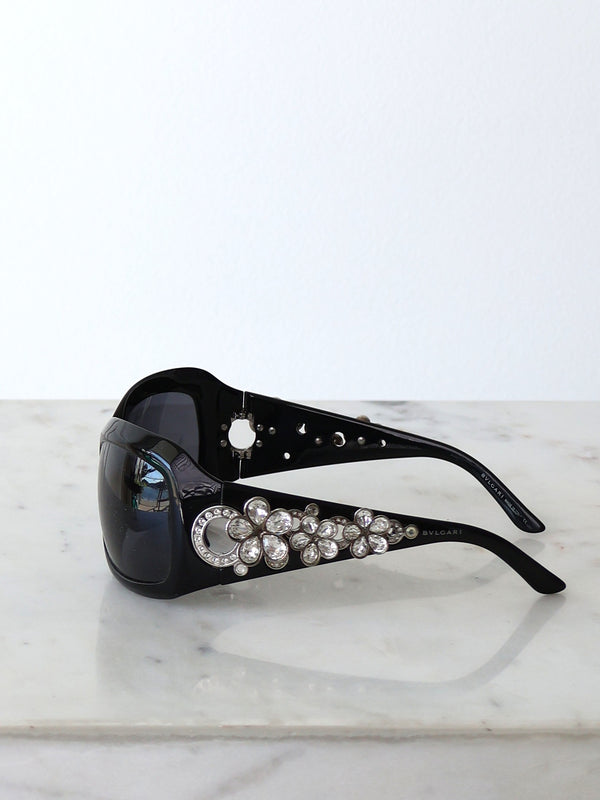 Bvlgari Swarovski Crystal Sunglasses