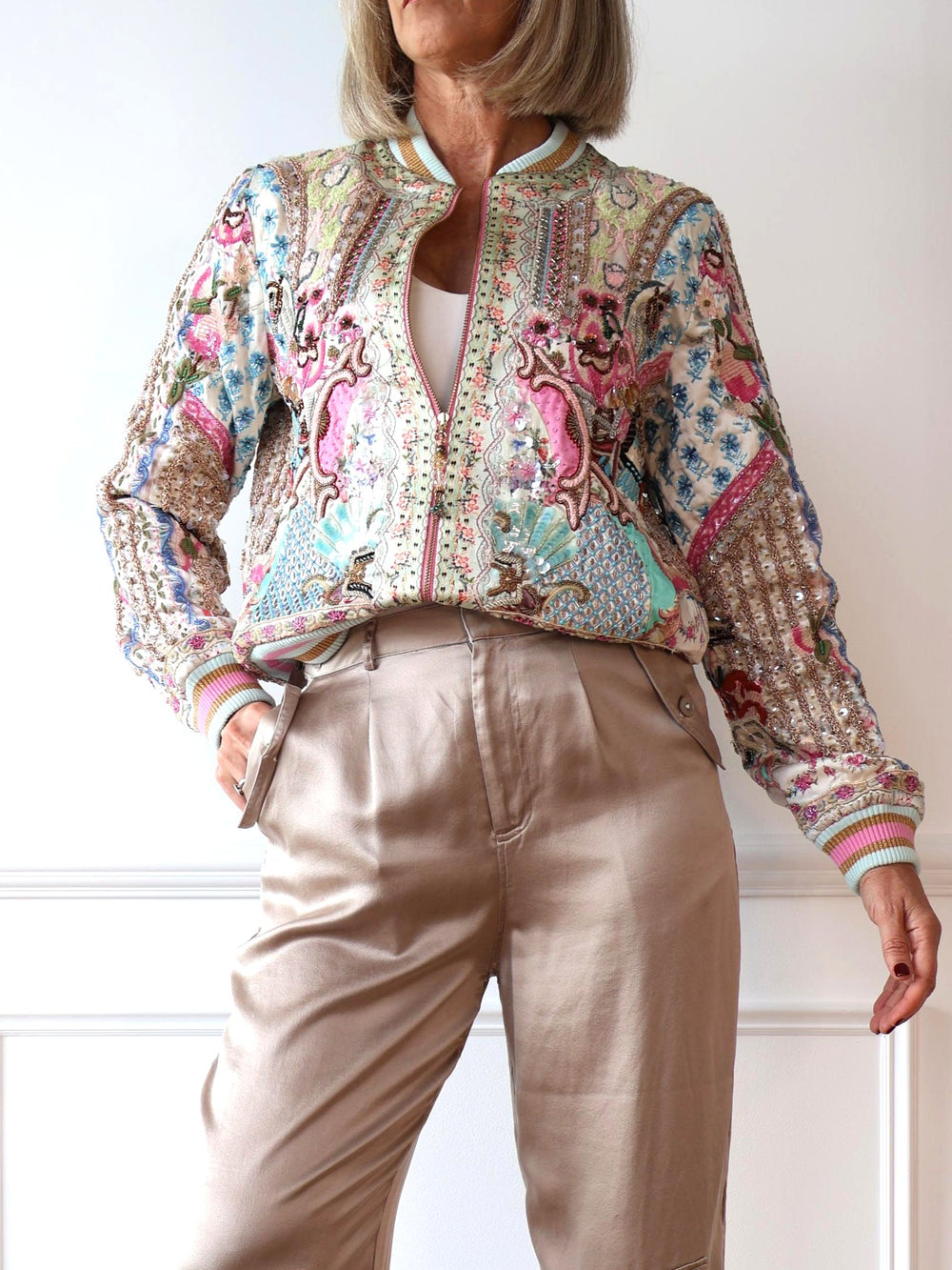 event jacket bomber sequins embellished camilla limited edition