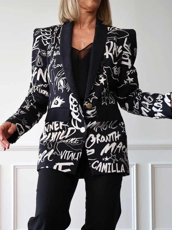 Camilla Spirit Scribble Blazer