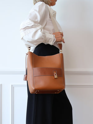 Carolina Herrera Matryoshka Locked bucket shoulder bag