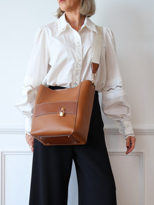 Carolina Herrera Matryoshka Locked bucket shoulder bag