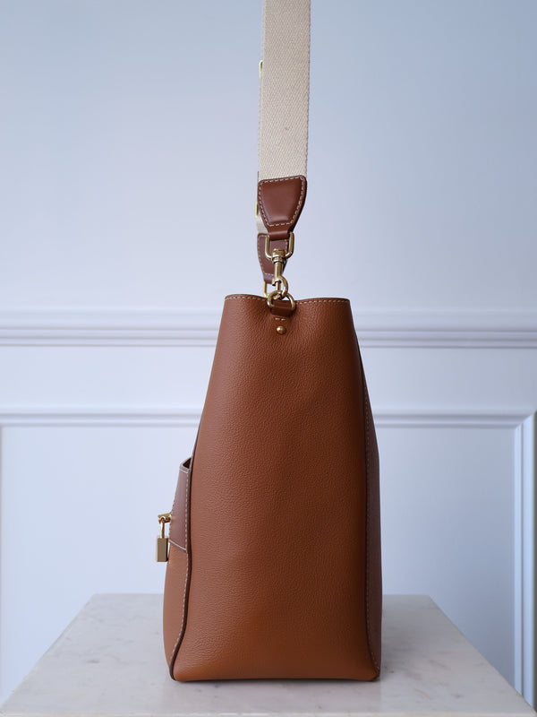 Carolina Herrera Matryoshka Locked bucket shoulder bag