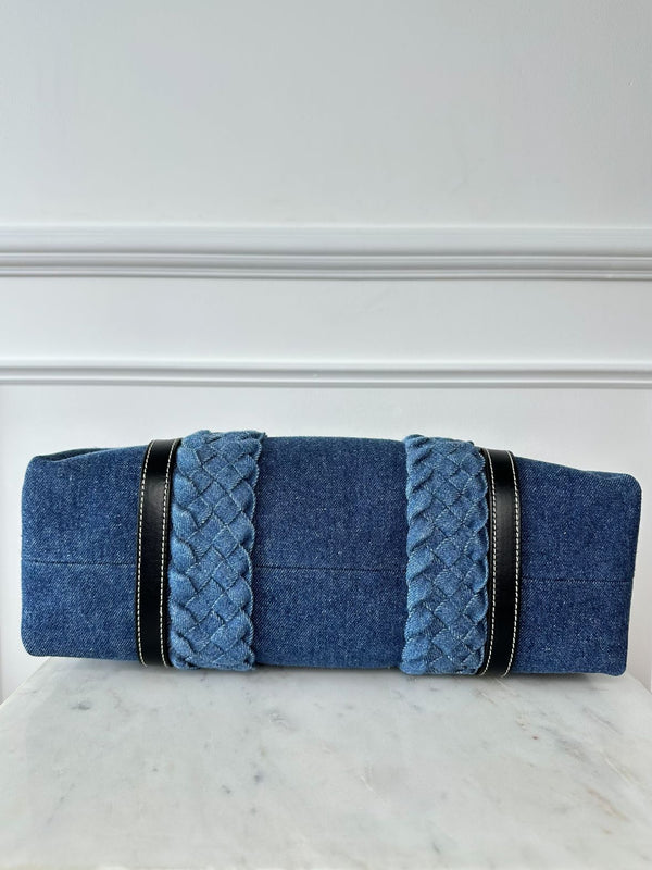 Woody Denim Tote