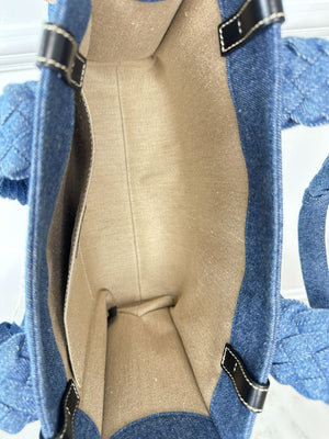 Woody Denim Tote