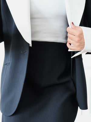 Dior Tuxedo Skirt Suit