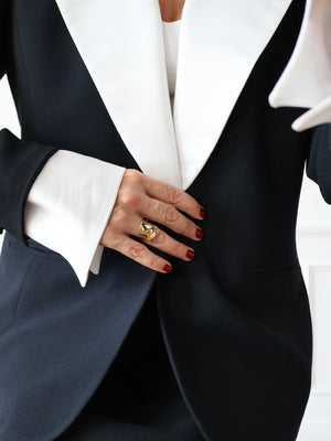 Dior Tuxedo Skirt Suit