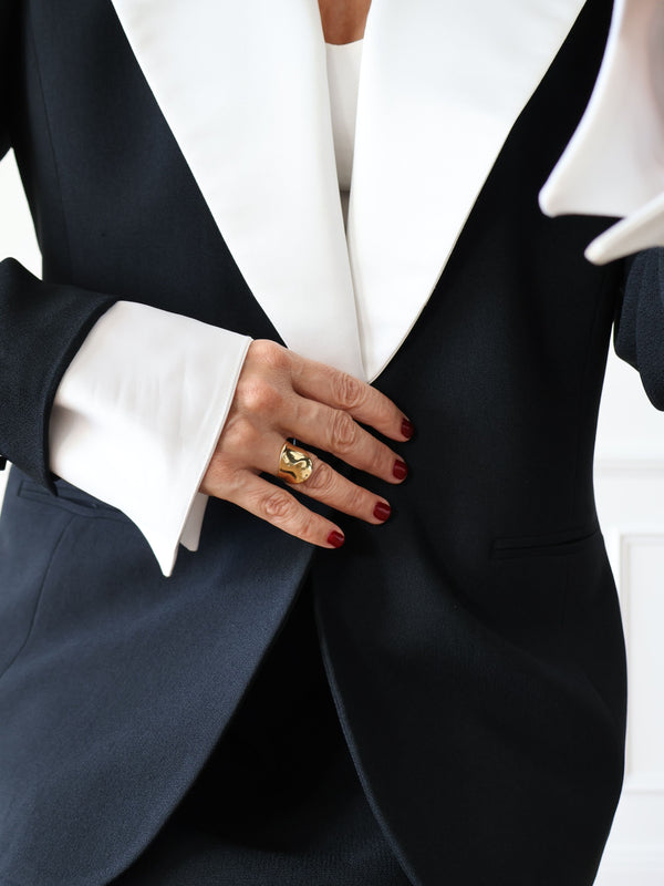 Dior Tuxedo Skirt Suit