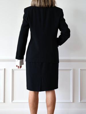 Dior Tuxedo Skirt Suit