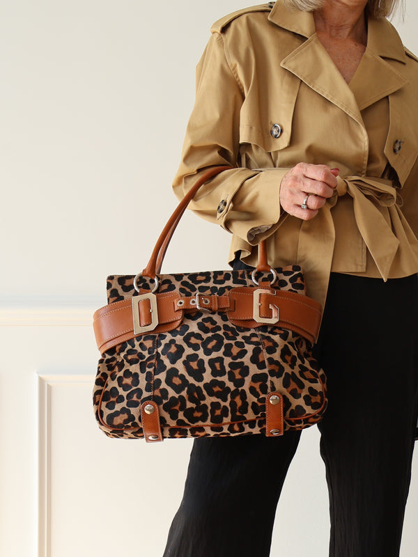 Dolce & Gabbana Belt Ponyhair Tote