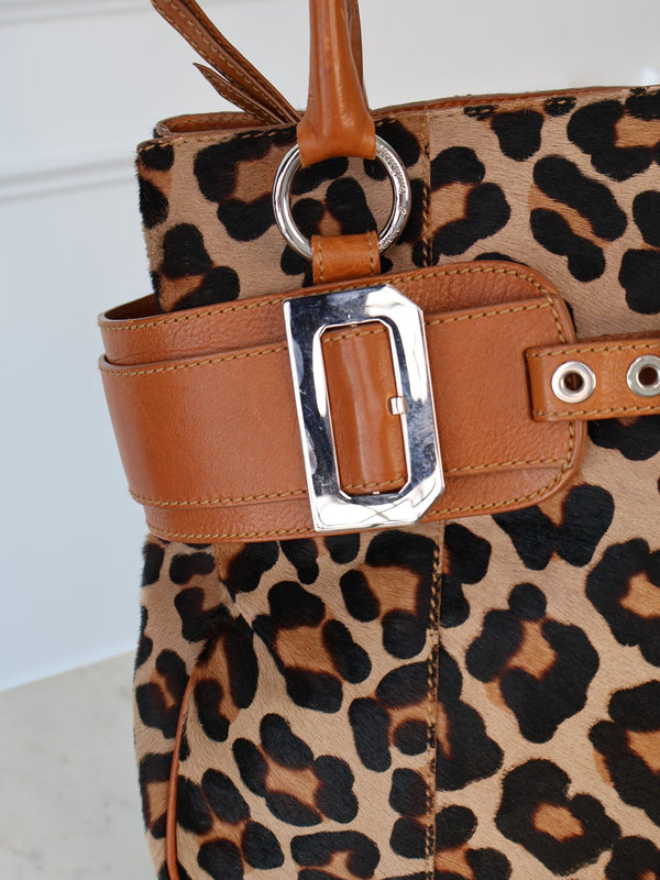 Dolce & Gabbana Belt Ponyhair Tote