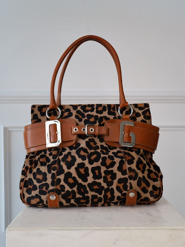 Dolce & Gabbana Belt Ponyhair Tote