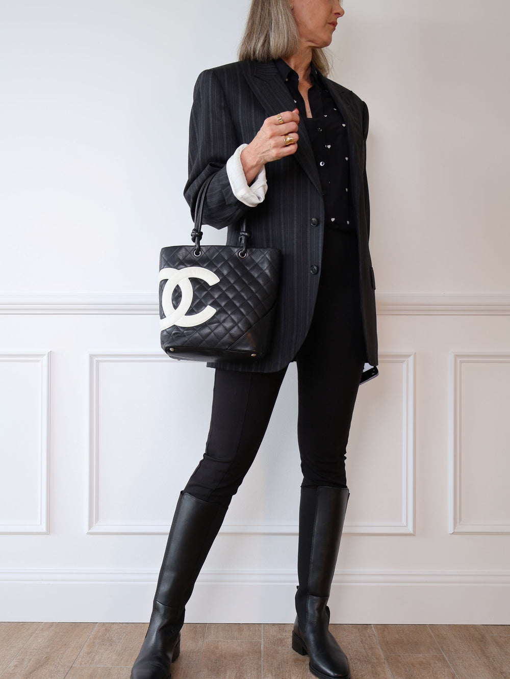 Dolce & Gabbana Grey Pinstripe Blazer