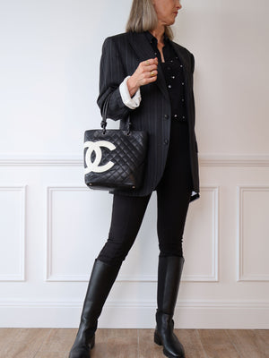 Dolce & Gabbana Grey Pinstripe Blazer