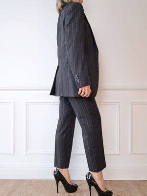 Dolce & Gabbana Grey Pinstripe Blazer