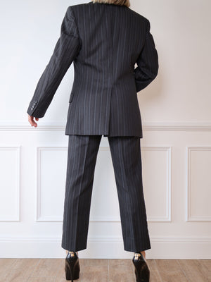 Dolce & Gabbana Grey Pinstripe Blazer