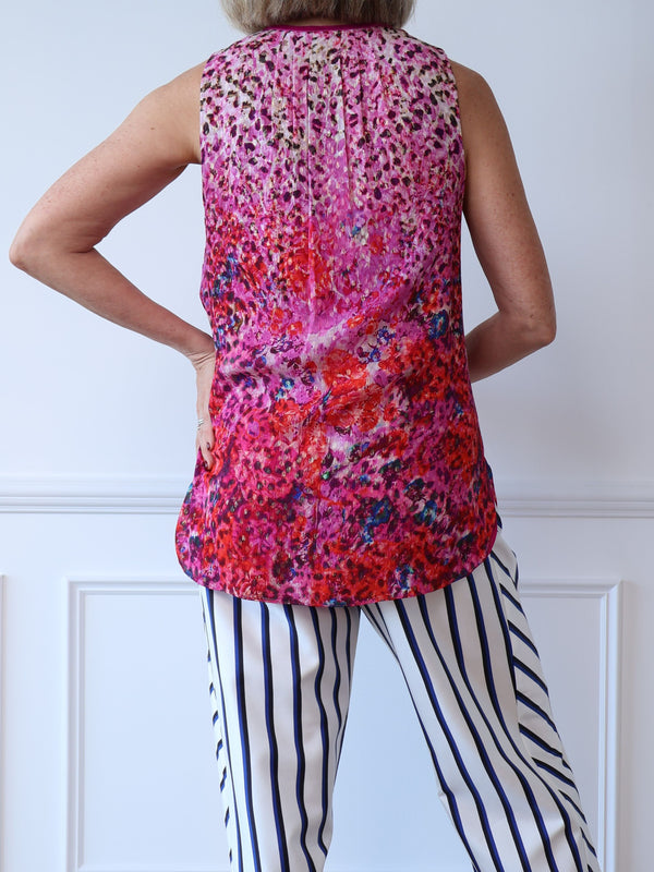 Elie Tahari Hilda Silk Blouse