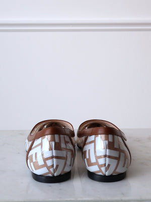 Fendi Colibrì Ava FF PVC Ballerina Flats