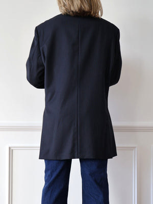 Oversized Pinstripe Blazer