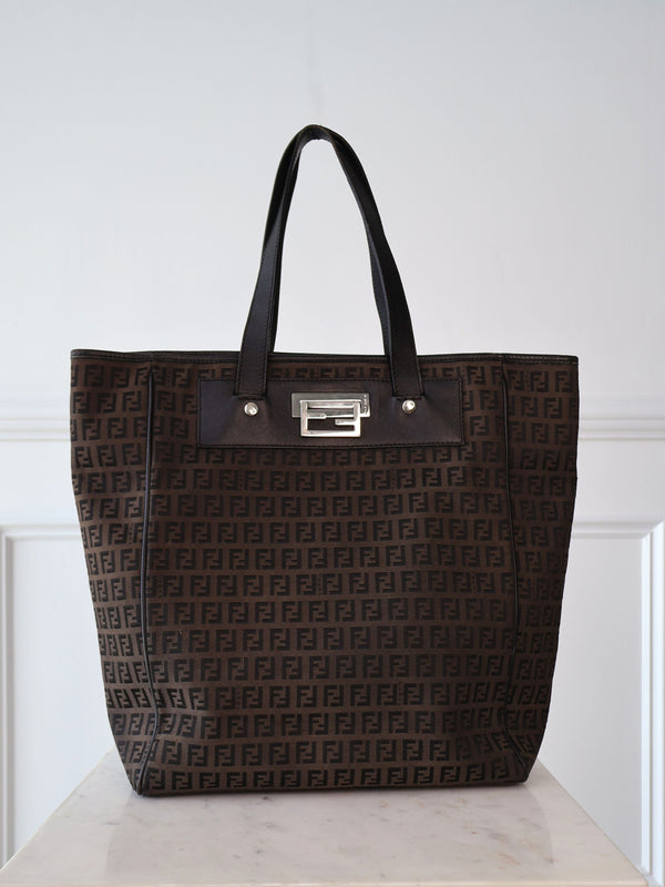 Fendi FF Zucchino Tote