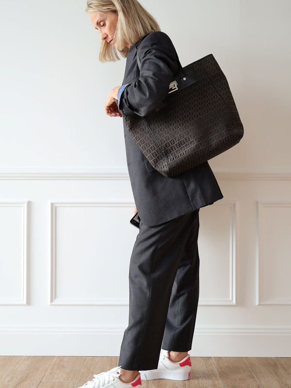 Fendi FF Zucchino Tote