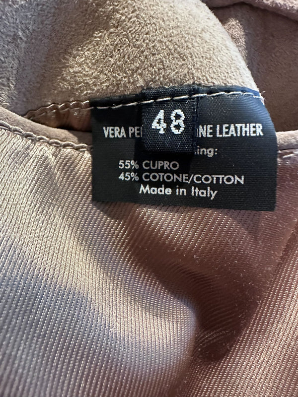 Gucci Blush Cappuccino Suede Jacket