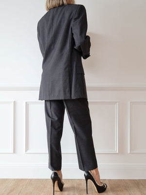 Gucci Grey Micro Check Blazer