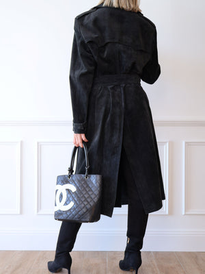 Gucci Suede Trench Coat