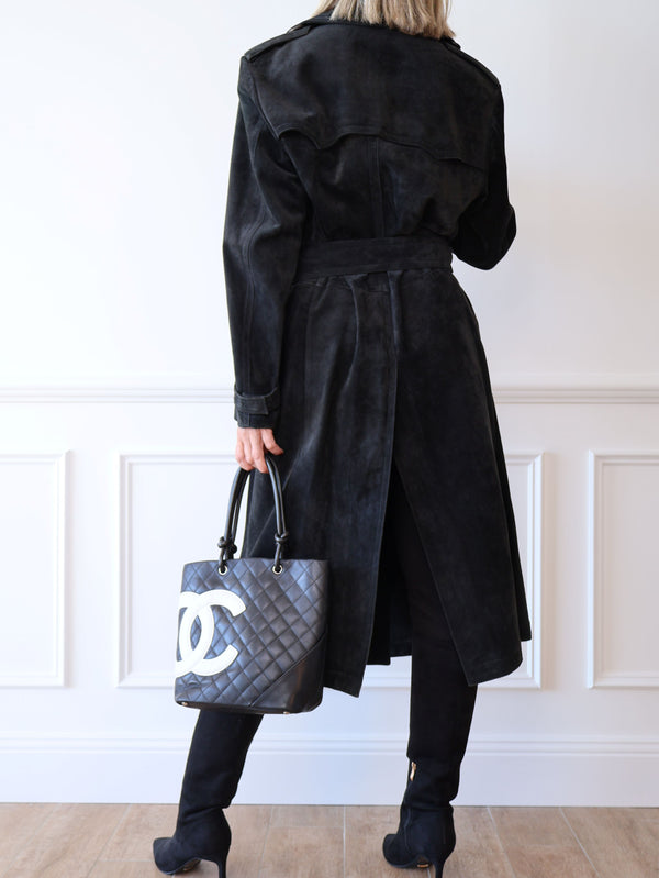 Gucci Suede Trench Coat