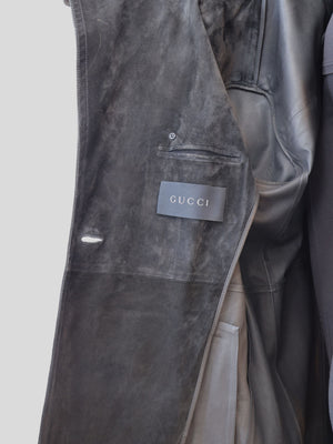 Gucci Suede Trench Coat