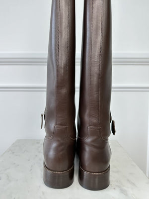 Hermes Double Zip Boots