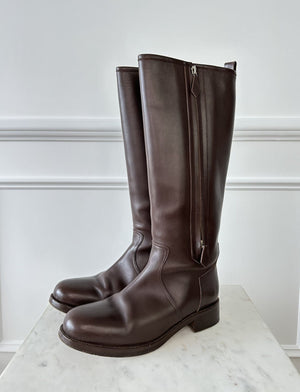 Hermes Double Zip Boots