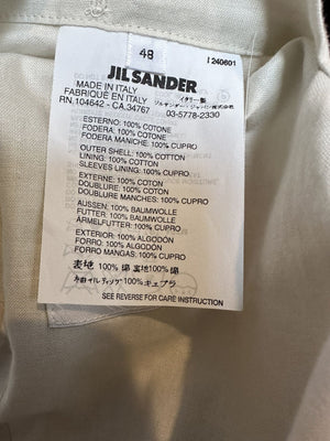 Jil Sander Classic Cotton Trench