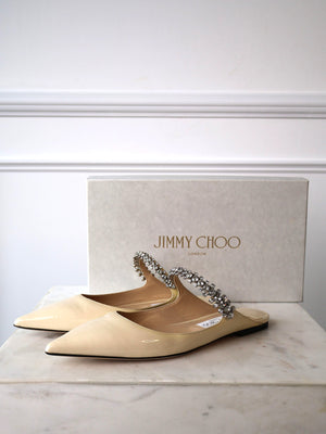 Jimmy Choo Bing Crystal Flats