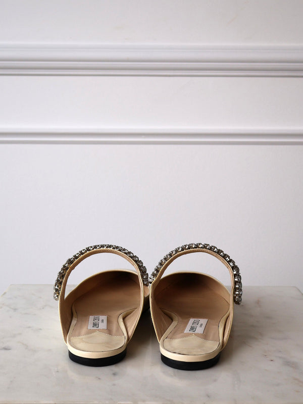 Jimmy Choo Bing Crystal Flats