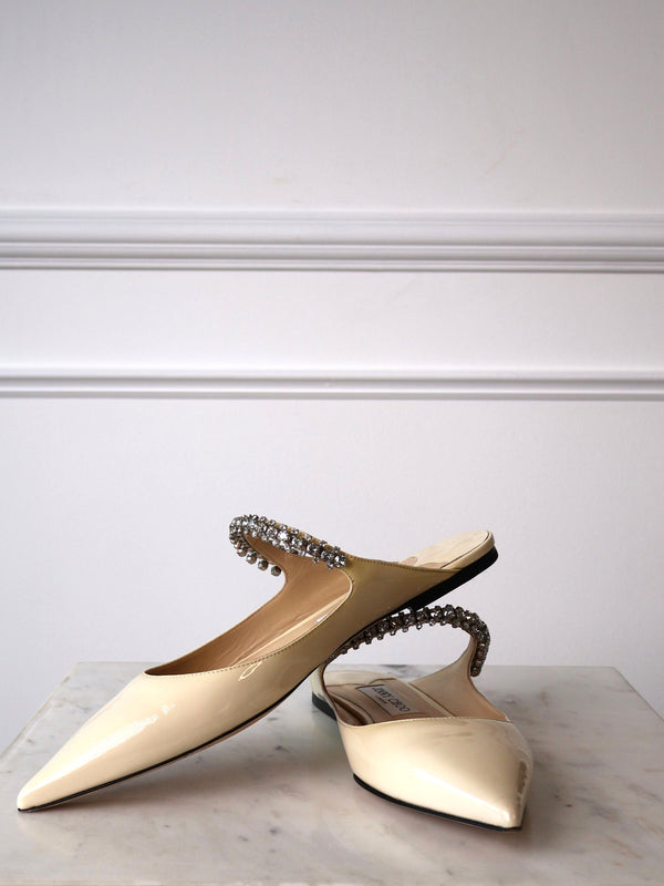Jimmy Choo Bing Crystal Flats