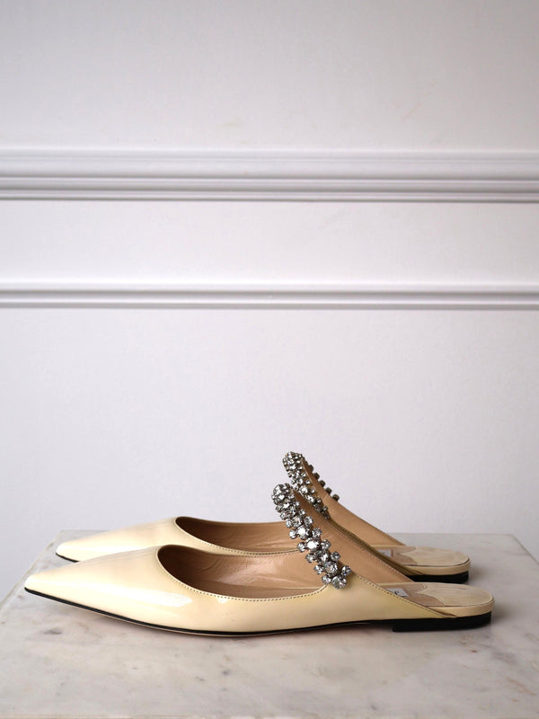 Jimmy Choo Bing Crystal Flats