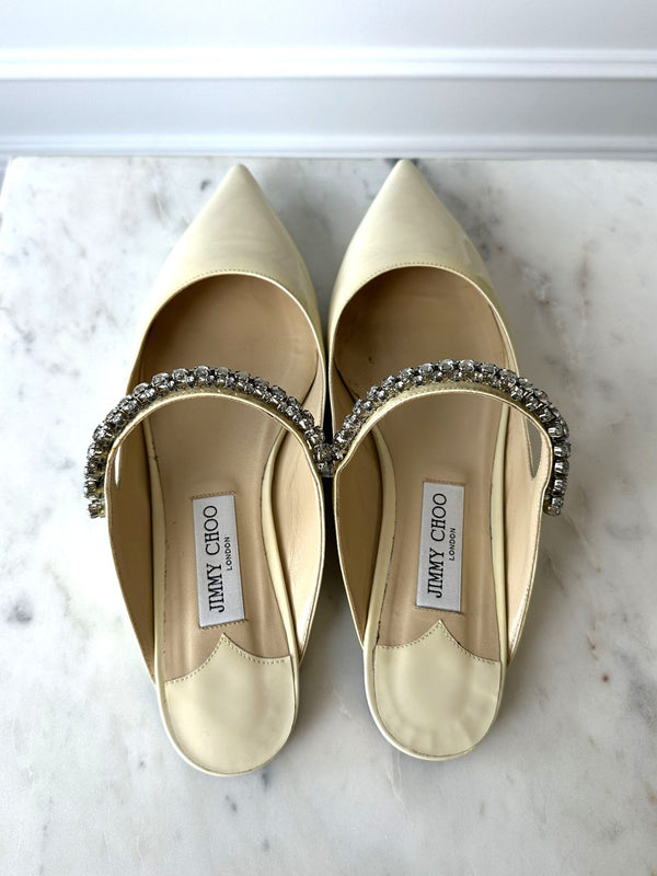Jimmy Choo Bing Crystal Flats